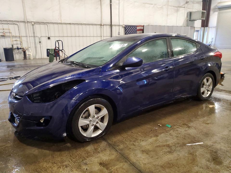 HYUNDAI ELANTRA 2013 with VIN 5NPDH4AE8DH358810 - Photo from auction