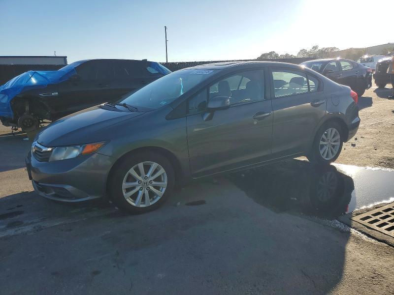 HONDA CIVIC EX 2012 with VIN 2HGFB2F86CH587237 - Photo from auction