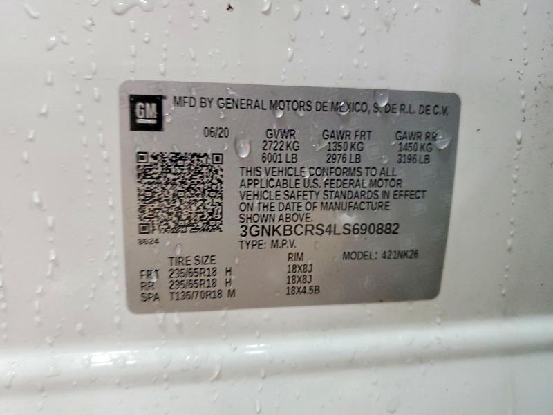 Zdjęcie 14 z aukcji – 2020 CHEVROLET BLAZER 2LT z VIN 3GNKBCRS4LS690882