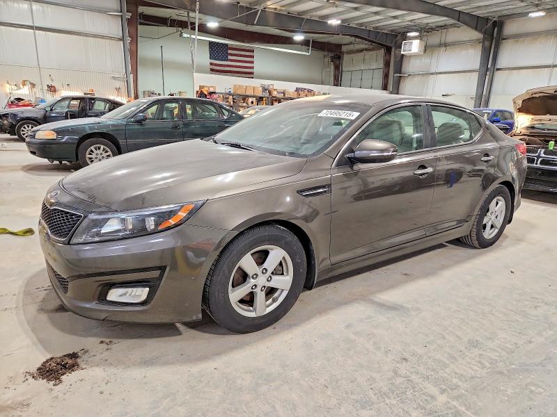 KIA OPTIMA LX 2014 with VIN 5XXGM4A74EG325875 - Photo from auction