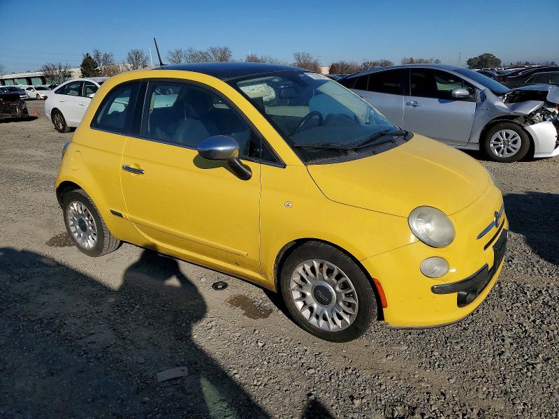Photo 4 from auction – 2012 FIAT 500 LOUNGE with VIN 3C3CFFCR7CT106613