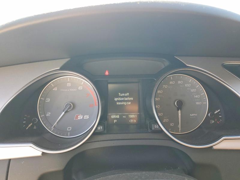 Photo 9 from auction – 2015 AUDI S5 PREMIUM with VIN WAUCGAFR7FA053833
