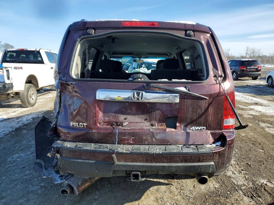 Photo 6 from auction – 2010 HONDA PILOT EX with VIN 5FNYF4H48AB037655