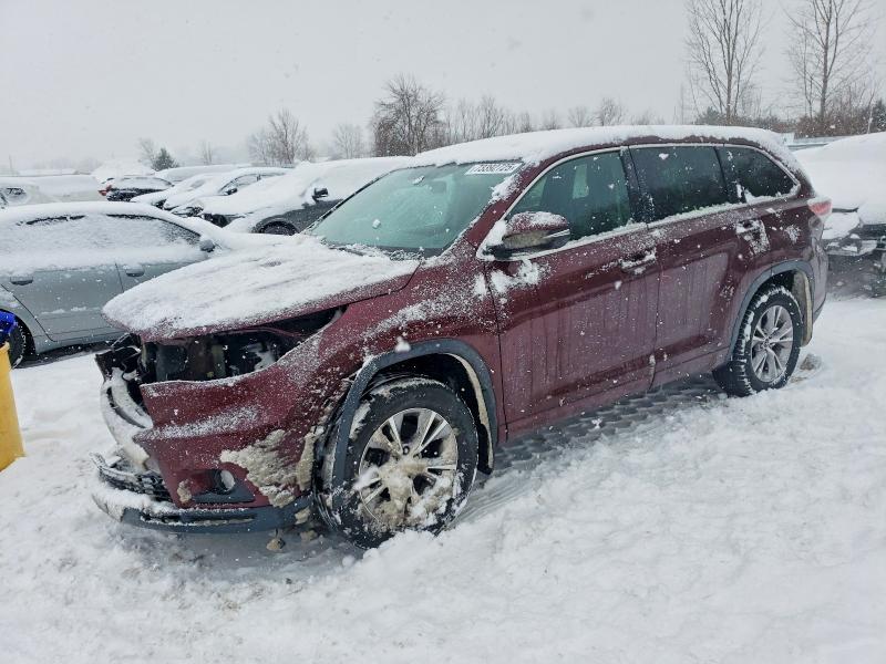 TOYOTA HIGHLANDER 2016 с VIN 5TDZKRFH4GS173370 - Фото с аукциона