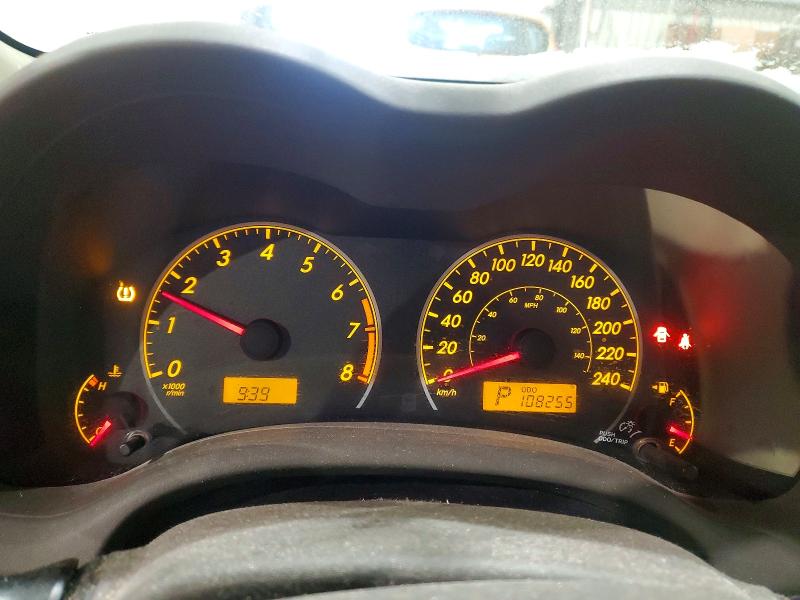 Photo 9 from auction – 2009 TOYOTA COROLLA with VIN 2T1BU40E19C040090