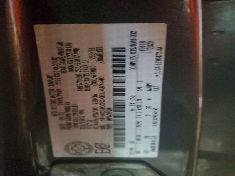 Photo 14 from auction – 2014 FORD ESCAPE with VIN 1FMCU0GXXEUA87440