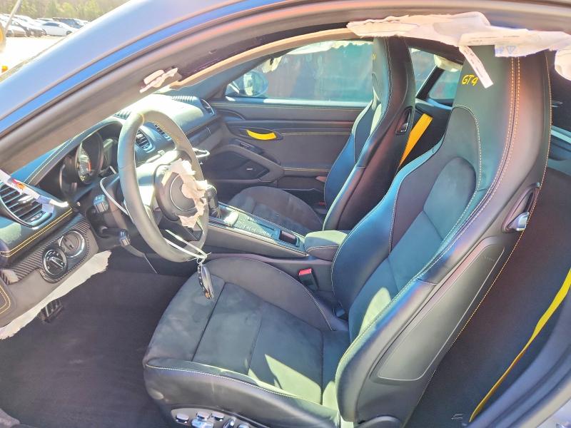 Photo 7 from auction – 2023 PORSCHE CAYMAN GT4 with VIN WP0AC2A81PS275497