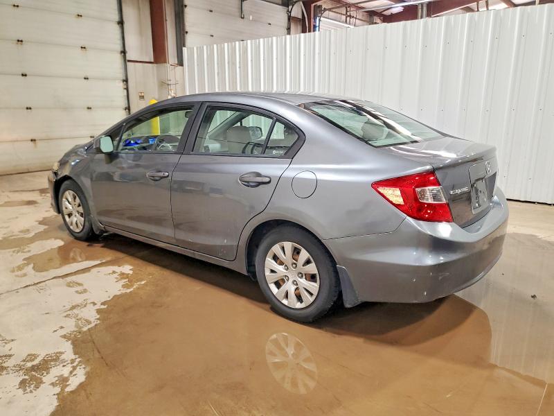 Photo 2 from auction – 2012 HONDA CIVIC LX with VIN 19XFB2F53CE369031