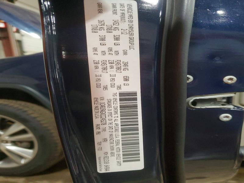 Photo 14 from auction – 2012 JEEP GRAND CHER with VIN 1C4RJFAGXCC245278