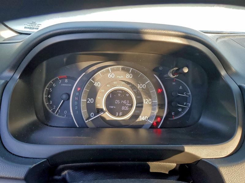 Photo 9 from auction – 2014 HONDA CR-V EX with VIN 2HKRM3H50EH551262