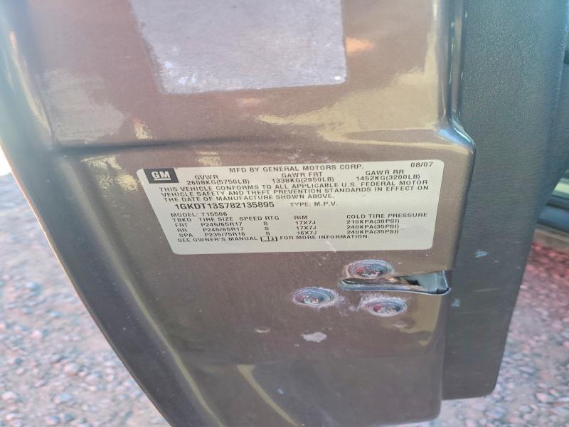Zdjęcie 14 z aukcji – 2008 GMC ENVOY z VIN 1GKDT13S782135895