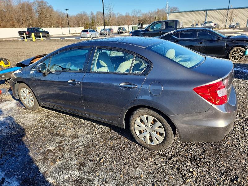 Photo 2 from auction – 2012 HONDA CIVIC LX with VIN 2HGFB2F56CH558133