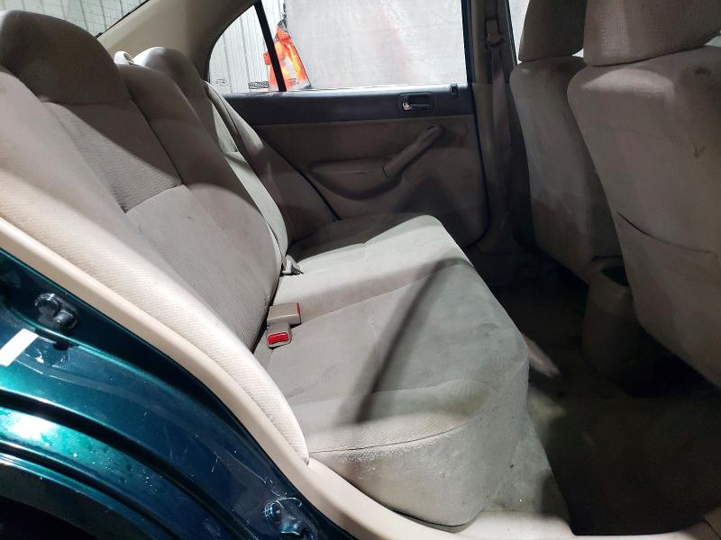 Photo 10 from auction – 2001 HONDA CIVIC LX with VIN 2HGES16541H575418