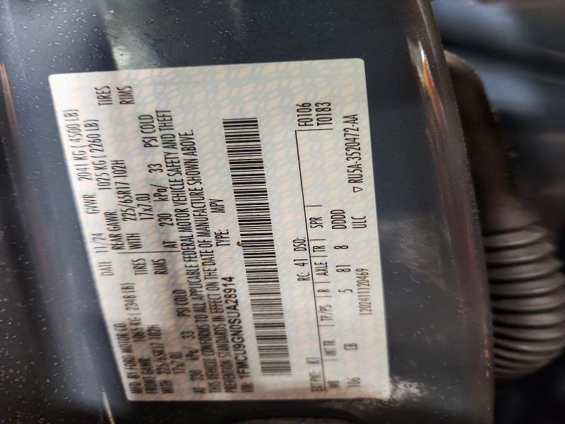 Photo 14 from auction – 2025 FORD ESCAPE with VIN 1FMCU9GN0SUA28914