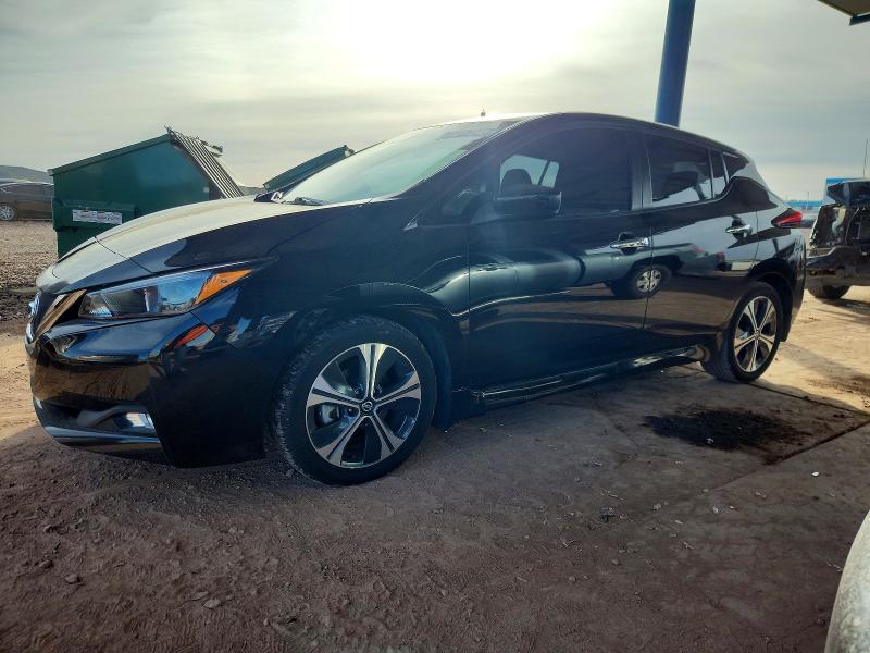 NISSAN LEAF SV 2021 with VIN 1N4AZ1CV3MC555185 - Photo from auction