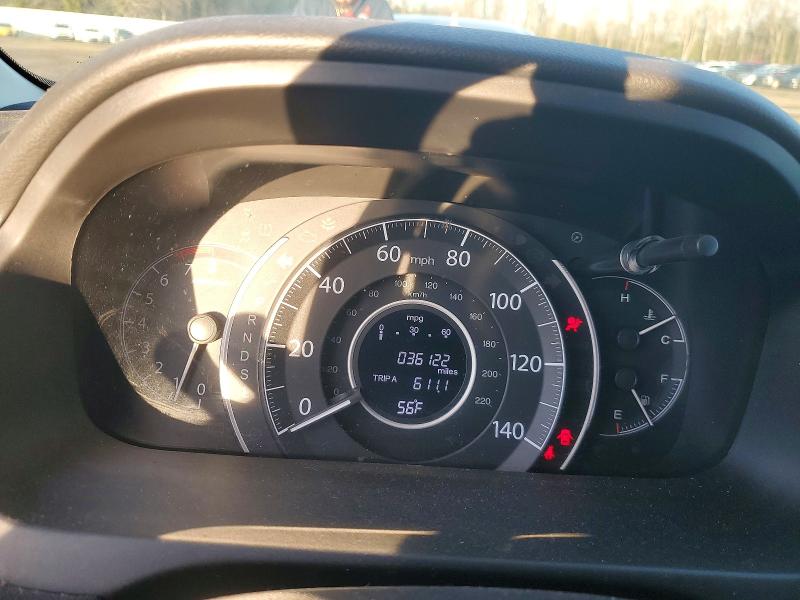 Photo 9 from auction – 2016 HONDA CR-V with VIN 2HKRM3H38GH555531