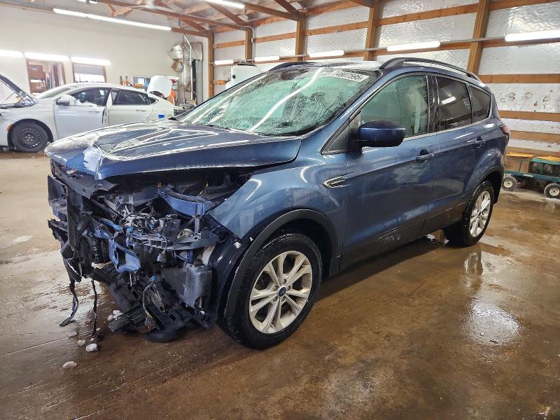 FORD ESCAPE SEL 2018 with VIN 1FMCU9HD9JUB99889 - Photo from auction
