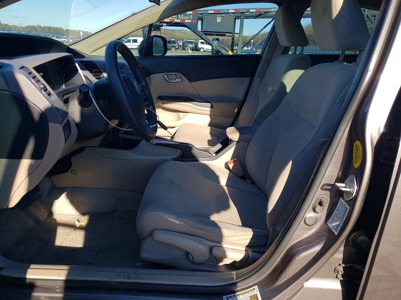 Photo 7 from auction – 2012 HONDA CIVIC with VIN 19XFB2F57CE372918