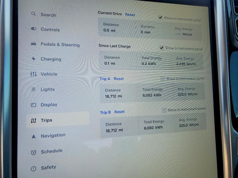 Photo 8 from auction – 2014 TESLA MODEL S with VIN 5YJSA1H18EFP38355