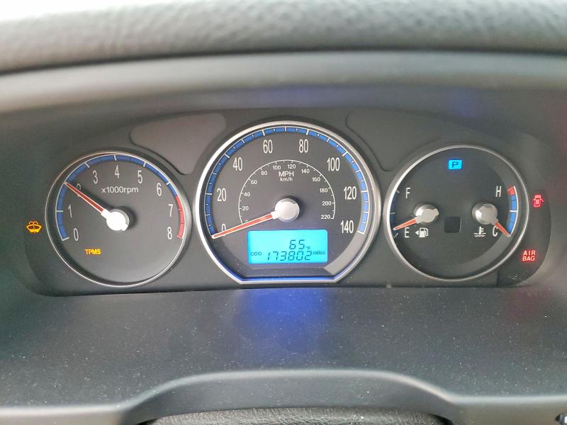 Photo 9 from auction – 2009 HYUNDAI SANTA FE G with VIN 5NMSG13D69H303127