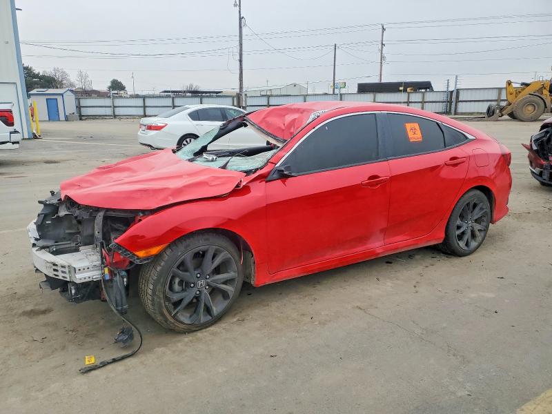 HONDA CIVIC 2020 with VIN 2HGFC2F85LH570586 - Photo from auction