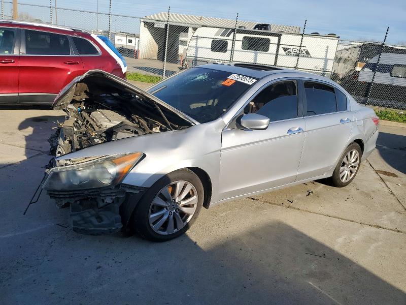 HONDA ACCORD EXL 2012 with VIN 1HGCP3F86CA005596 - Photo from auction