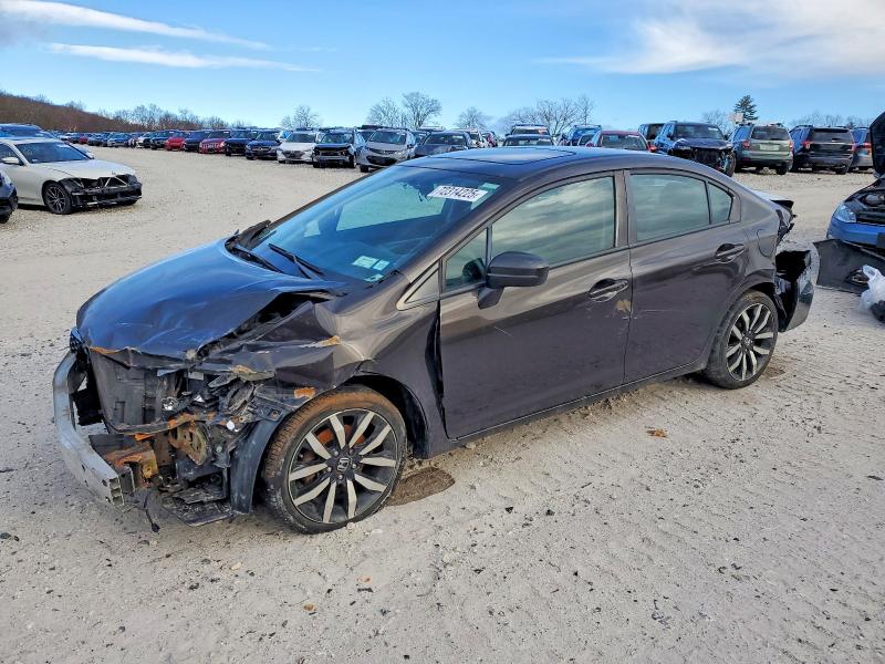 HONDA CIVIC EXL 2014 with VIN 2HGFB2F92EH535292 - Photo from auction