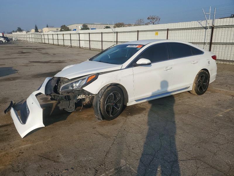 HYUNDAI SONATA SPO 2017 with VIN 5NPE34AF5HH566385 - Photo from auction