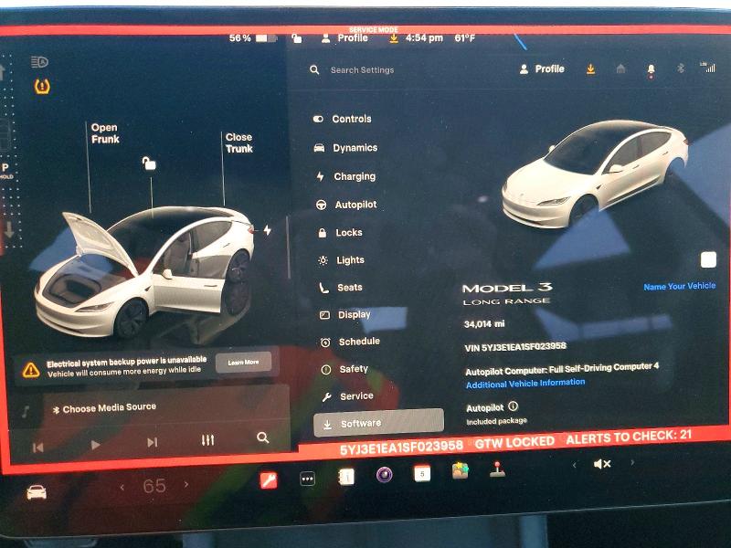 Photo 9 from auction – 2025 TESLA MODEL 3 with VIN 5YJ3E1EA1SF023958