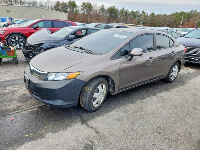 HONDA CIVIC LX 2012 with VIN 2HGFB2F54CH603506 - Photo from auction