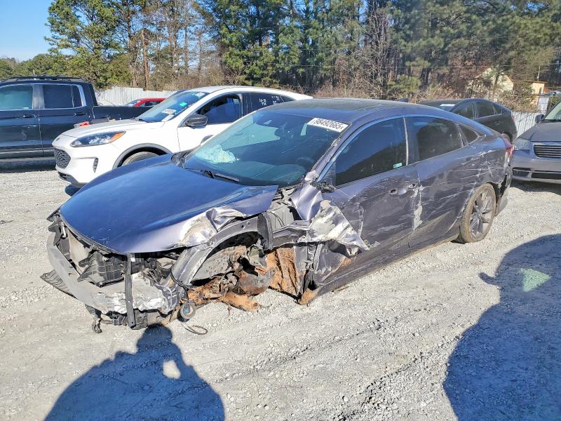 HONDA CIVIC EX 2020 with VIN 19XFC1F33LE214873 - Photo from auction
