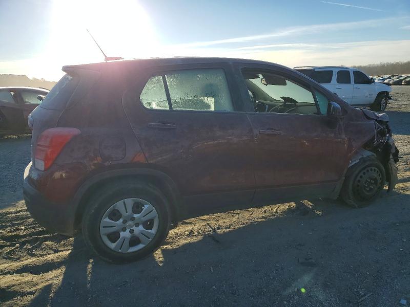 Photo 3 from auction – 2016 CHEVROLET TRAX LS with VIN 3GNCJKSB2GL134050