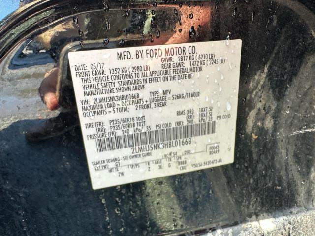 Photo 10 from auction – 2017 LINCOLN MKT with VIN 2LMHJ5NK3HBL01668