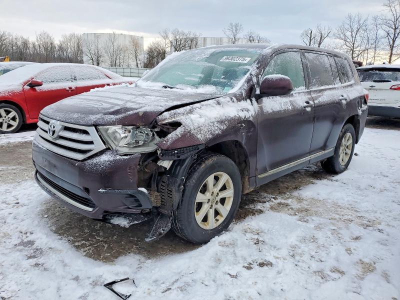 TOYOTA HIGHLANDER 2013 with VIN 5TDBK3EH5DS238349 - Photo from auction