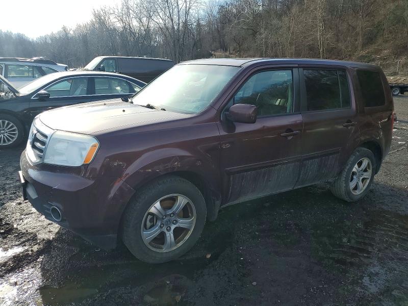 HONDA PILOT EXL 2015 with VIN 5FNYF4H5XFB036300 - Photo from auction