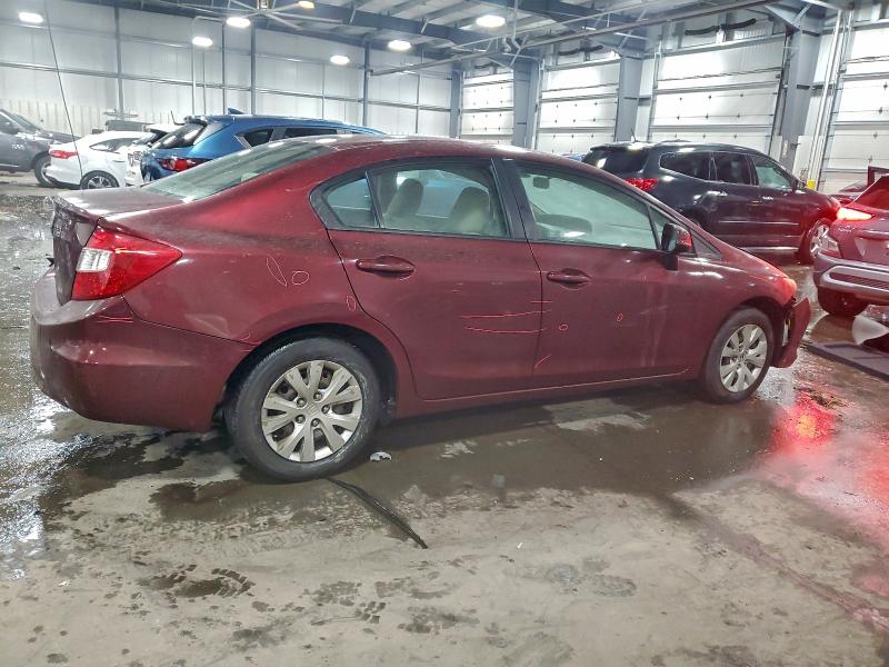 Photo 3 from auction – 2012 HONDA CIVIC LX with VIN 19XFB2F57CE027050