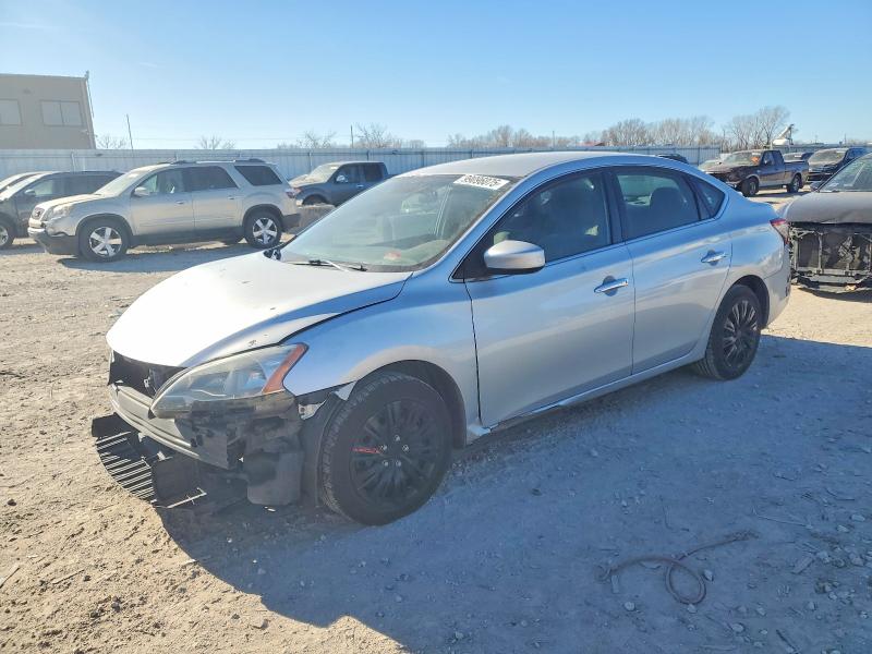 NISSAN SENTRA 4D 2013 with VIN 3N1AB7AP3DL606424 - Photo from auction