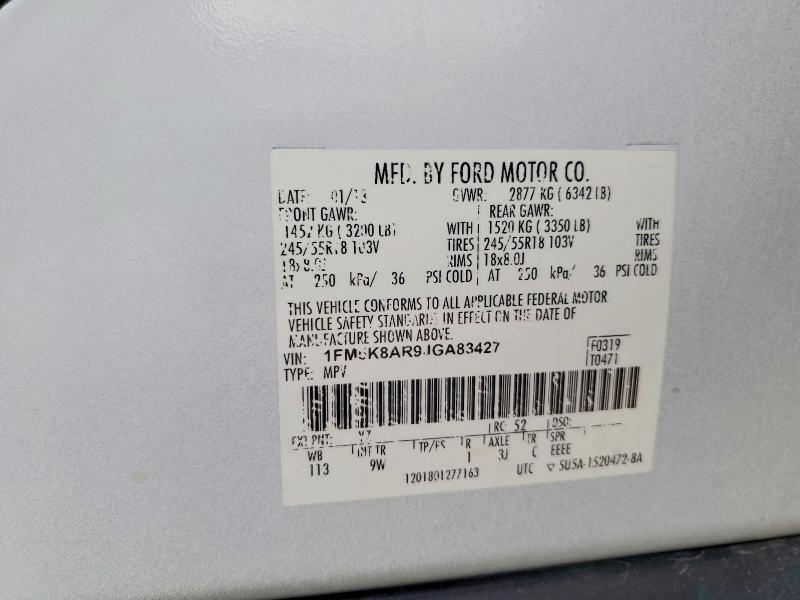 Photo 14 from auction – 2018 FORD EXPLORER P with VIN 1FM5K8AR9JGA83427