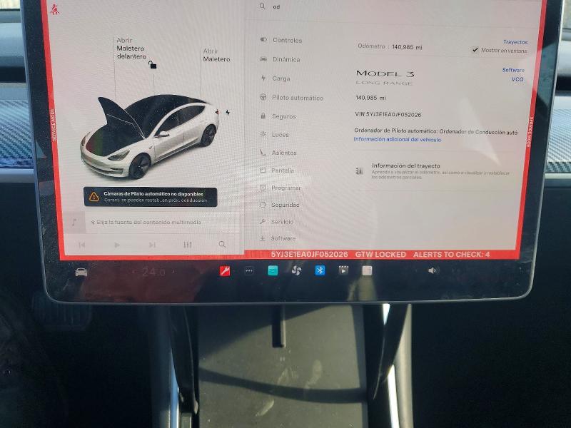 Photo 9 from auction – 2018 TESLA MODEL 3 with VIN 5YJ3E1EA0JF052026