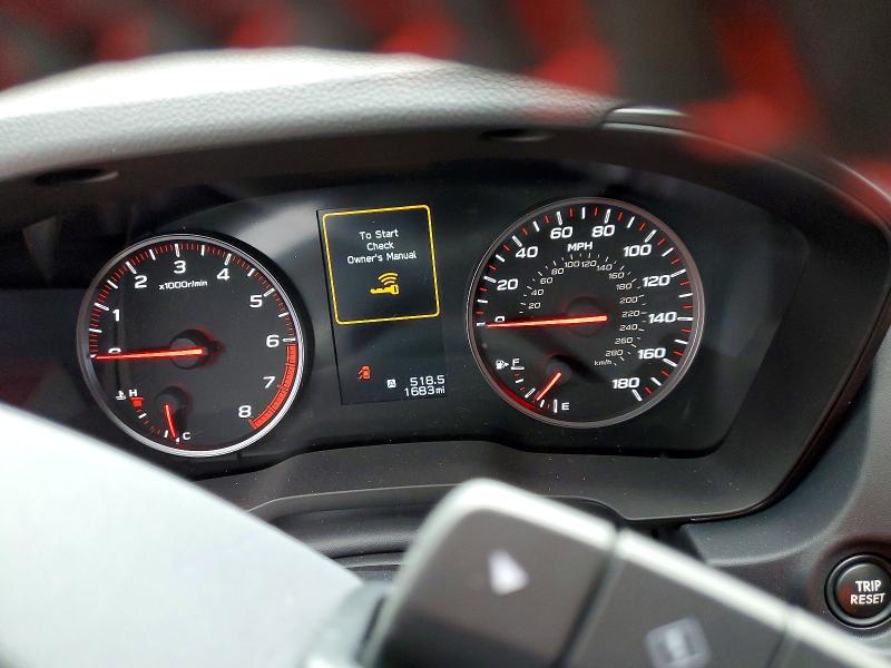 Photo 9 from auction – 2025 SUBARU WRX with VIN JF1VBAH64S9801484