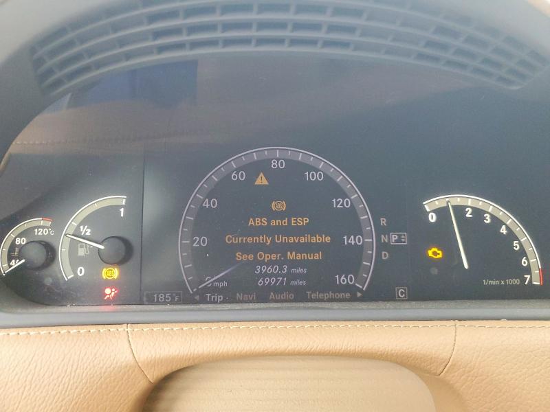 Photo 9 from auction – 2008 MERCEDES-BENZ CL 550 with VIN WDDEJ71XX8A012305