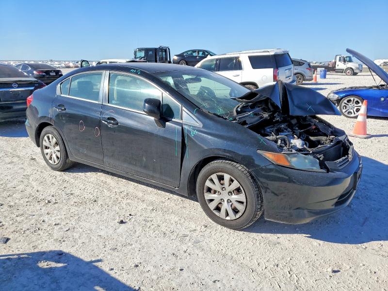 Photo 4 from auction – 2012 HONDA CIVIC LX with VIN 19XFB2F57CE321418