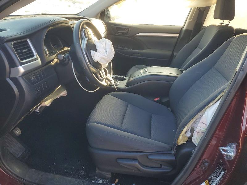 Photo 7 from auction – 2017 TOYOTA HIGHLANDER with VIN 5TDBZRFH9HS416590