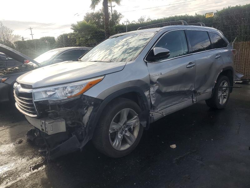 TOYOTA HIGHLANDER 2016 with VIN 5TDDCRFH7GS018996 - Photo from auction