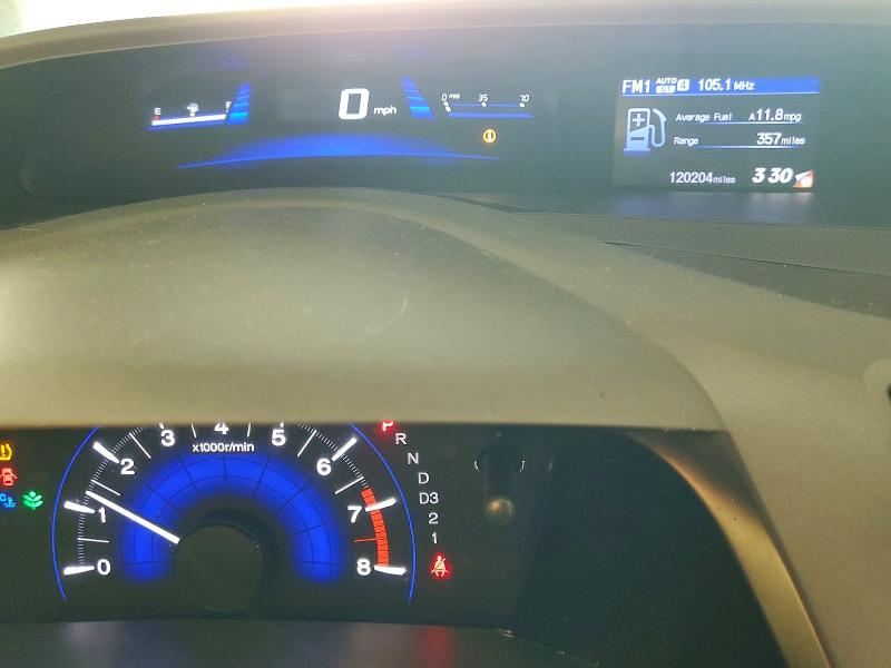 Photo 9 from auction – 2012 HONDA CIVIC LX with VIN 19XFB2F54CE018449