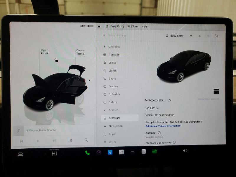 Photo 9 from auction – 2023 TESLA MODEL 3 with VIN 5YJ3E1EA1PF451939