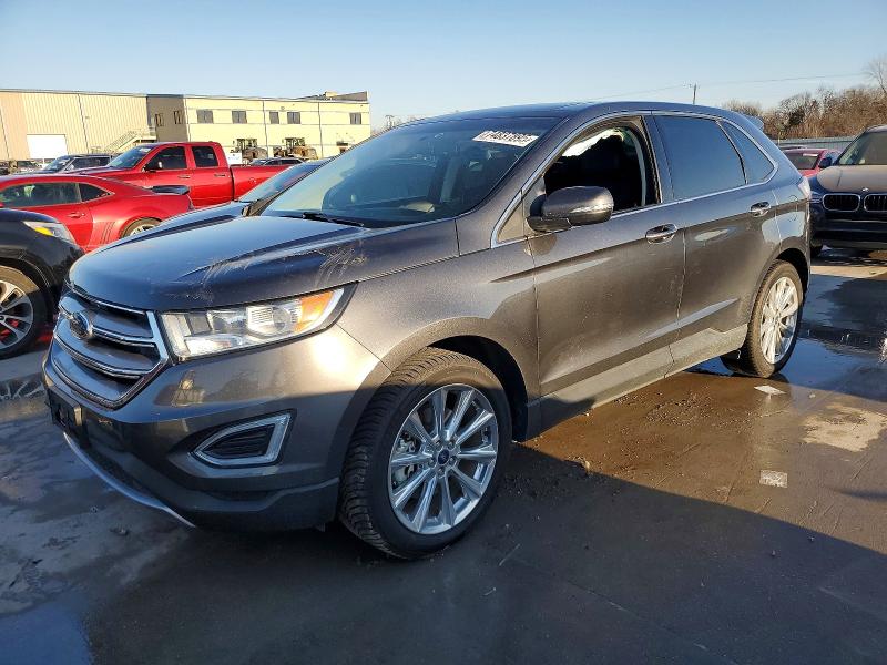 FORD EDGE TITAN 2017 with VIN 2FMPK3K81HBB79376 - Photo from auction