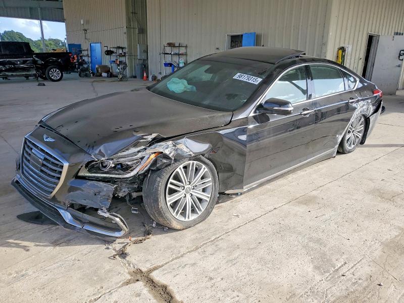 GENESIS G80 BASE 2018 with VIN KMHGN4JE2JU280592 - Photo from auction