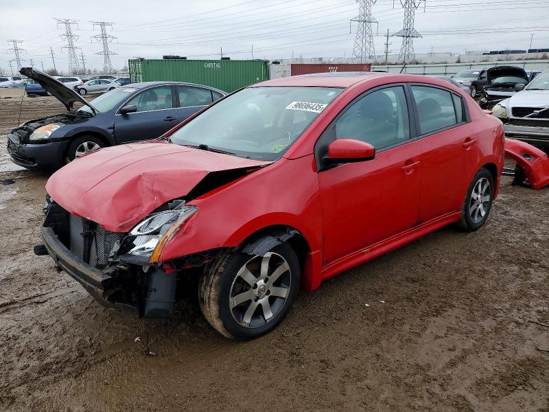 NISSAN SENTRA 2012 with VIN 3N1AB6AP9CL768776 - Photo from auction