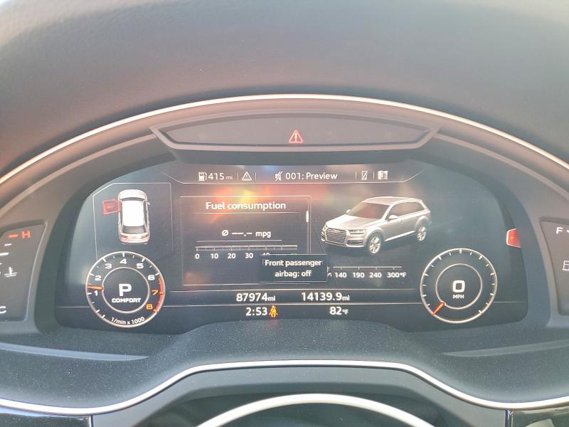 Photo 9 from auction – 2017 AUDI Q7 PREMIUM with VIN WA1LAAF78HD055234